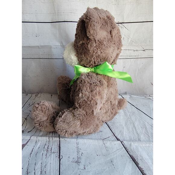 Animal Adventure Sweet Sprouts Bear Plush Green Feet Snowflake 16 Inch 2015 Toy - Picture 8 of 10